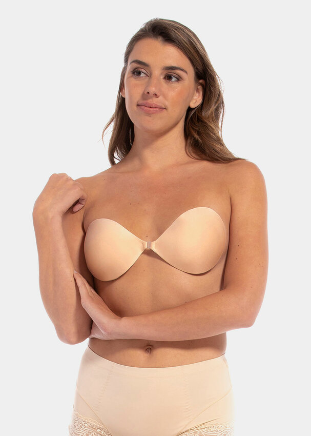 Backless Strapless Body Shaping Bra, Khaki, M : : Clothing, Shoes  & Accessories